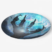 Dragon Claw Pappteller (Schrägansicht)