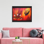 Dragon Claw - Red Dragon Leinwanddruck (Insitu (Wohnzimmer))