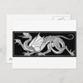 Dragon-clipart-9- Postkarte (Vorne/Hinten)