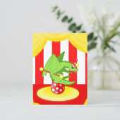Dragon Clowne Postkarte (Stehend Vorderseite)