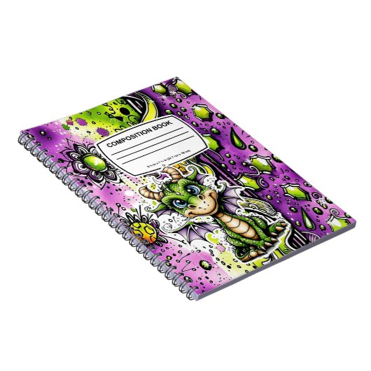 dragon composition book notizblock (Rechte Seite)