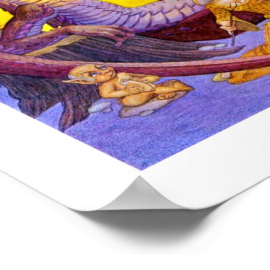 Dragon Cookie Print Poster (Ecke)