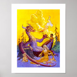 Dragon Cookie Print Poster