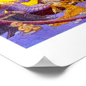 Dragon Cookie Print Poster (Ecke)