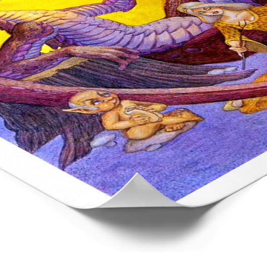 Dragon Cookout Poster (Ecke)