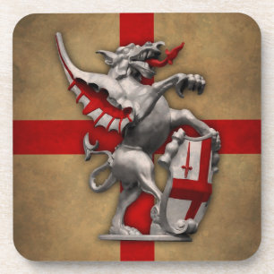 Dragon Cork Untersetzer der Stadt London