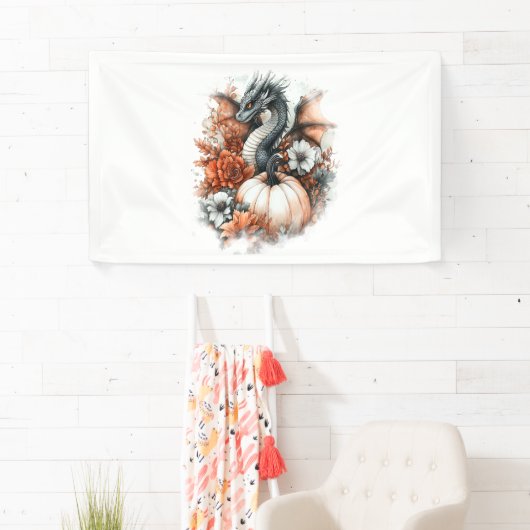 Dragon Country Pumpkin Banner (Insitu)