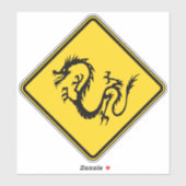 Dragon Crossing Aufkleber (Blatt)