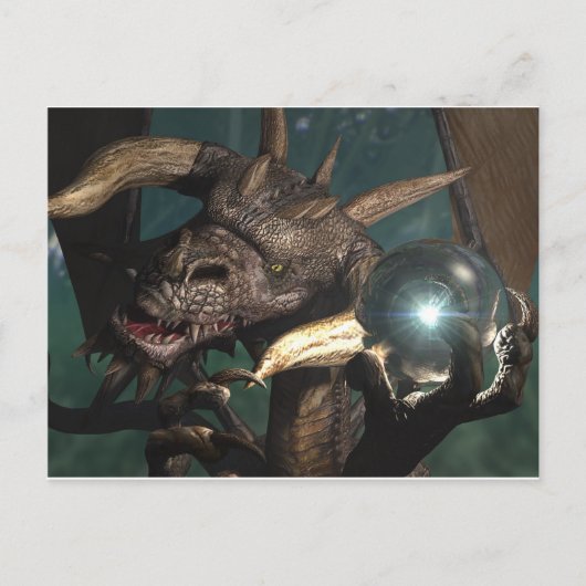 Dragon Crystal Postkarte (Vorderseite)