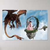 Dragon Customize Foto Fotografy Background Poster (Vorne)
