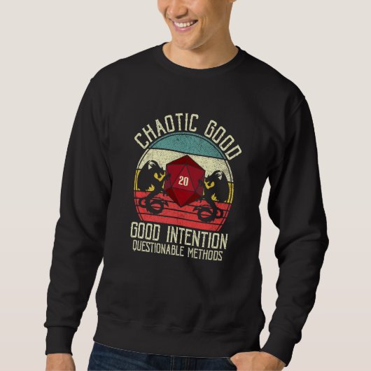 Dragon D20 Tabletop Rpg Gam Sweatshirt (Vorderseite)