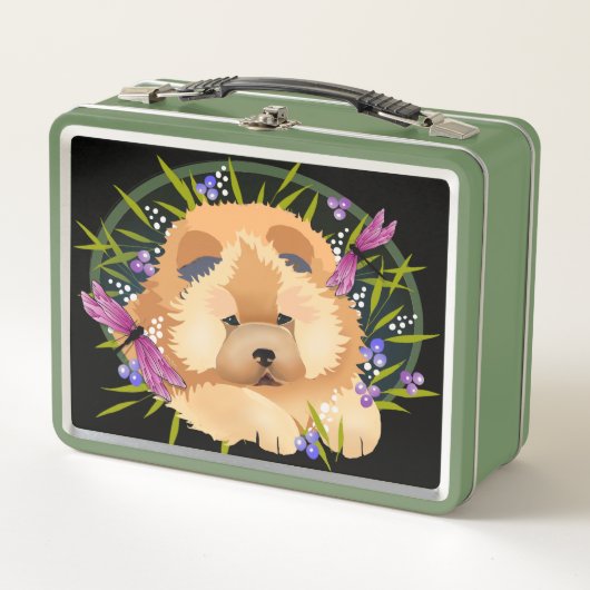 DRAGON DANCE Chow-Box Metall Brotdose (Vorderseite)