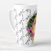 DRAGON DANCE - Chow-Latte-Tasse Milchtasse (Linke Ecke)