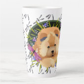 DRAGON DANCE - Chow-Latte-Tasse Milchtasse (Vorderseite)