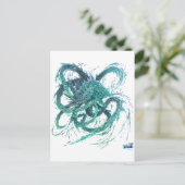 Dragon d'eau postkarte (Stehend Vorderseite)