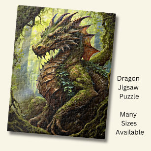 Dragon des grünen Goldenen Waldes Puzzle