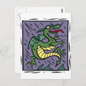 Dragon Design 47 Postkarte (Vorne/Hinten)