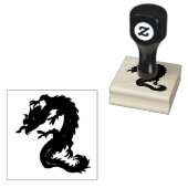 Dragon Design auf Rubber-Briefmarke Gummistempel (Stempel)