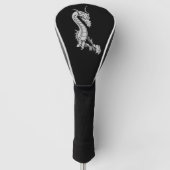 Dragon Design Black Golf Headcover (Vorderseite)