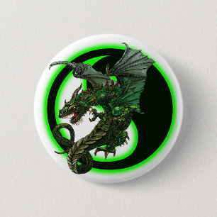 Dragon Design Button