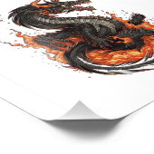 Dragon Design Fotodruck (Ecke)