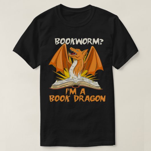 Dragon Design für ein Fantasy-Buch T-Shirt (Design vorne)