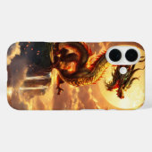 "Dragon Design iPhone 16 Case - Stylish & Protecti (Rückseite (Horizontal))