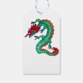 Dragon Design on Gift Tags Geschenkanhänger (Rückseite)