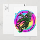 Dragon Design Postkarte (Vorne/Hinten)