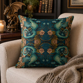 Dragon Design Throw Kissen
