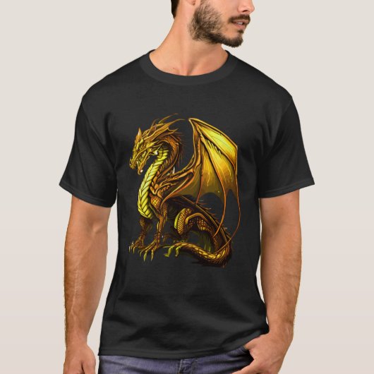 Dragon Desing Mythical Creature T-Shirt (Vorderseite)