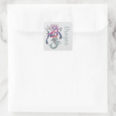 Dragon, draak sticker (Tasche)