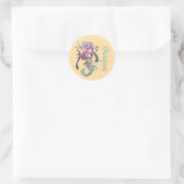 Dragon, draak sticker (Tasche)