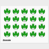 Dragon - Drache Runder Aufkleber (Blatt)