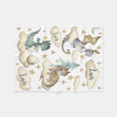 Dragon Dreams Baby Blanket Fleecedecke (Vorderseite (Horizontal))