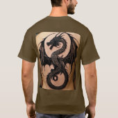 "Dragon Dreams: Designs für Whimsical T - Shirt" T-Shirt (Rückseite)
