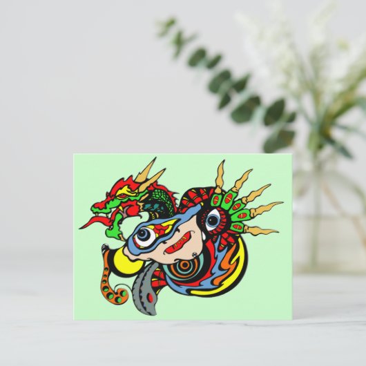 Dragon Dreams Postkarte (Stehend Vorderseite)