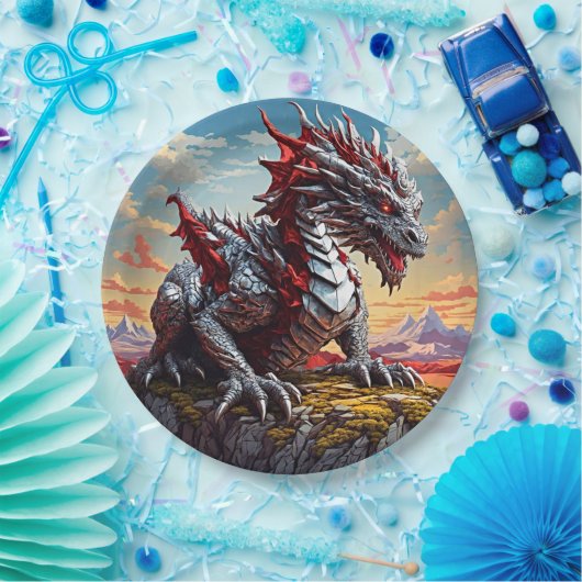 Dragon Dreamscape Pappteller (Party)