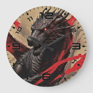 Dragon Dreamscape Wall Clock Große Wanduhr