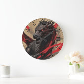 Dragon Dreamscape Wall Clock Große Wanduhr (Zuhause)
