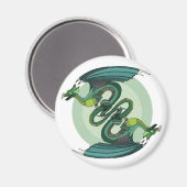 Dragon Drehung Magnet (Vorderseite/Rückseite)