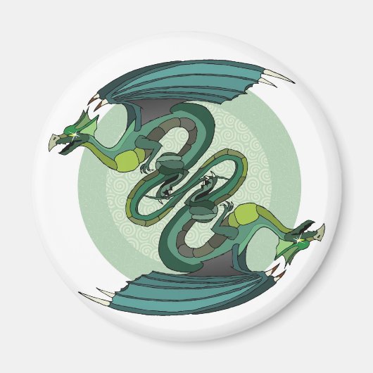 Dragon Drehung Magnet (Vorne)