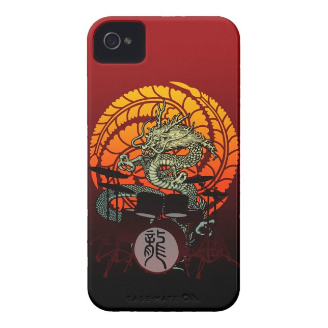 Dragon Drum 04 Case-Mate iPhone Hülle (Rückseite)