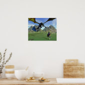 Dragon Duel Poster (Küche)