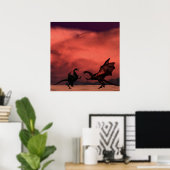 Dragon Duel Poster (Heimbüro)