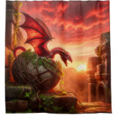 Dragon Duschvorhang (Vorderseite)