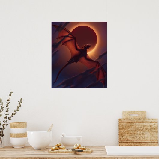 Dragon Eclipse II Poster (Küche)
