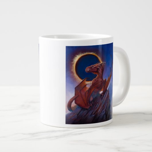 Dragon Eclipse Jumbo-Tasse (Vorderseite Rechts)