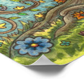 DRAGON-EIER, MEDIEVAL LAIR, FANTASY FOLART POSTER (Ecke)