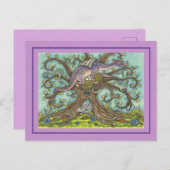 DRAGON-EIER, MEDIEVAL LAIR, FANTASY FOLART POSTKARTE (Vorne/Hinten)